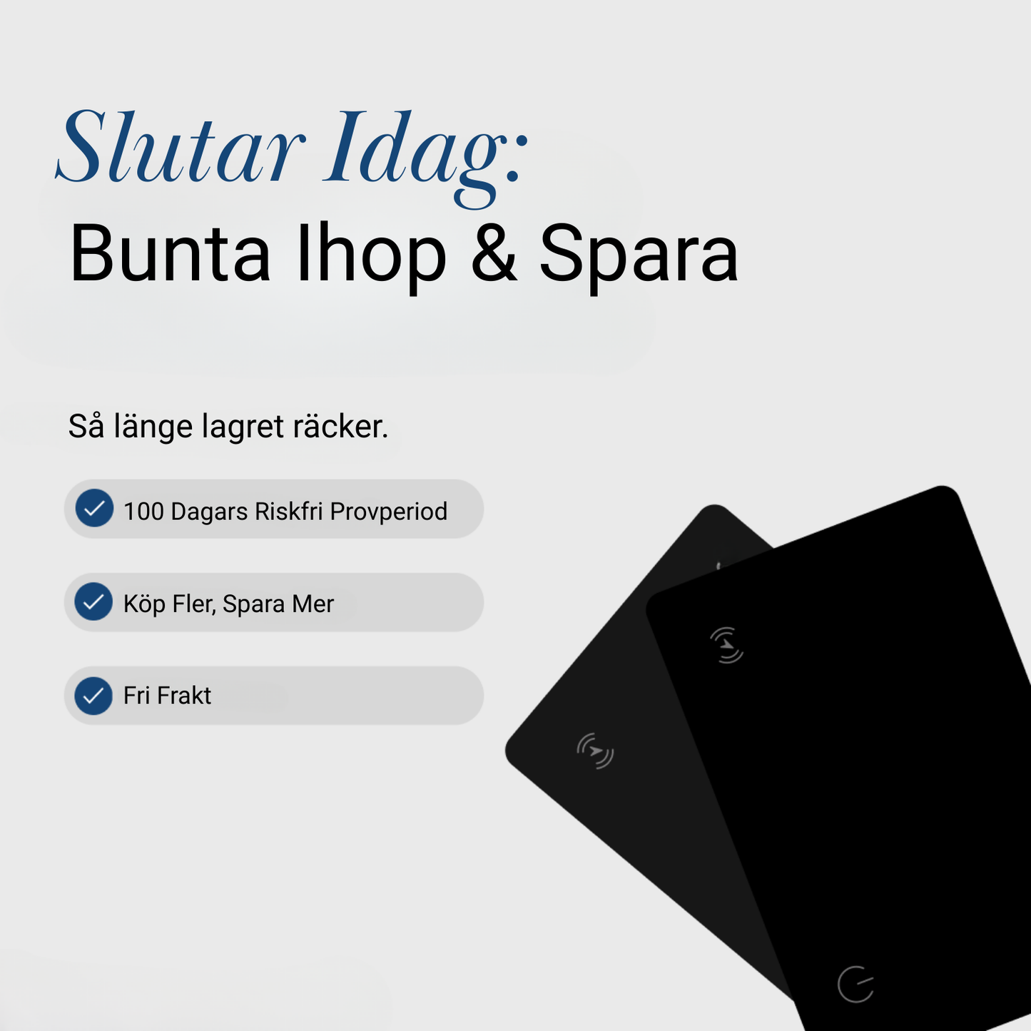 BlackTrack Spårningskort