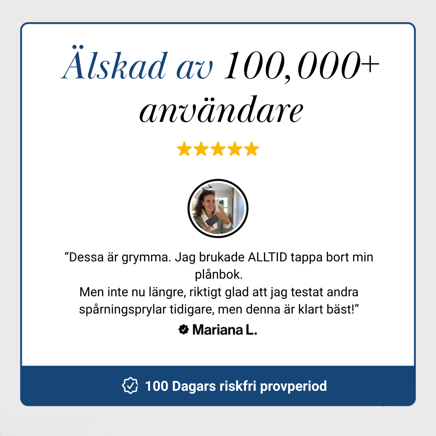 BlackTrack Spårningskort